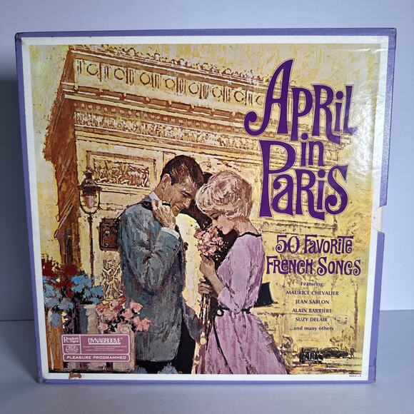 April In Paris 50 Favorite French Songs - Vinyl Record Collection